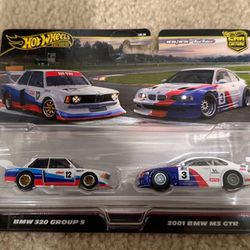 Hot Wheels 2 Pack - BMW 320 Group 3 And 2001 BMW M3 GTR