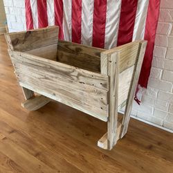 Custom Wood Baby Manger