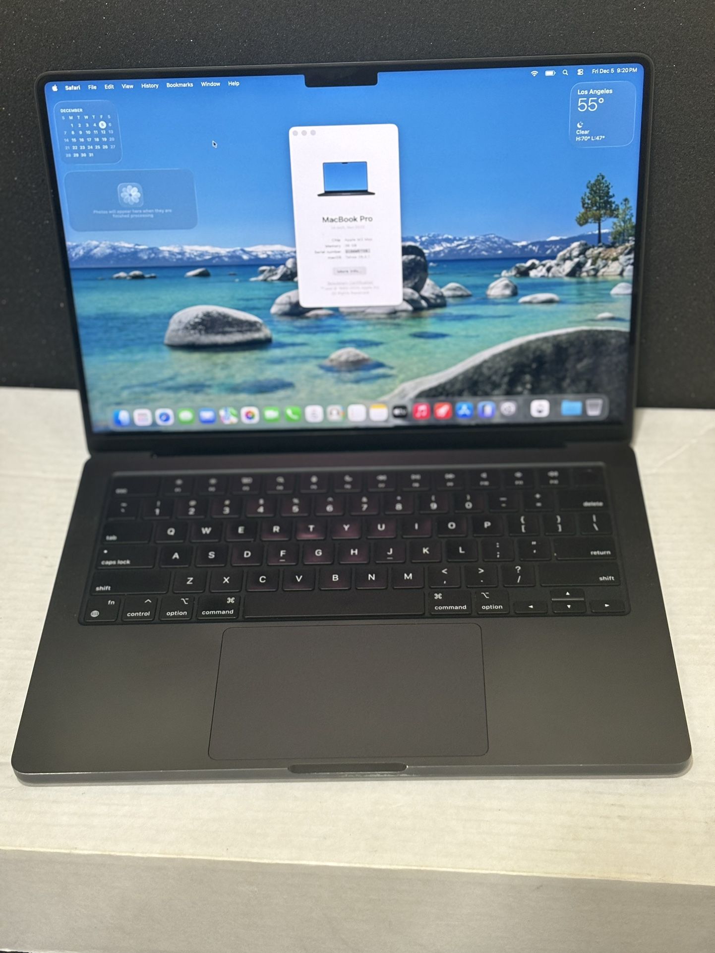 MacBook Pro 14 2023 M3 Max /36gb ram /1tb space black