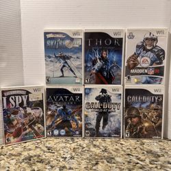 Nintendo Wii games ( $7 each ) complete 