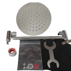 Round Rain Shower Head  Polished Chrome