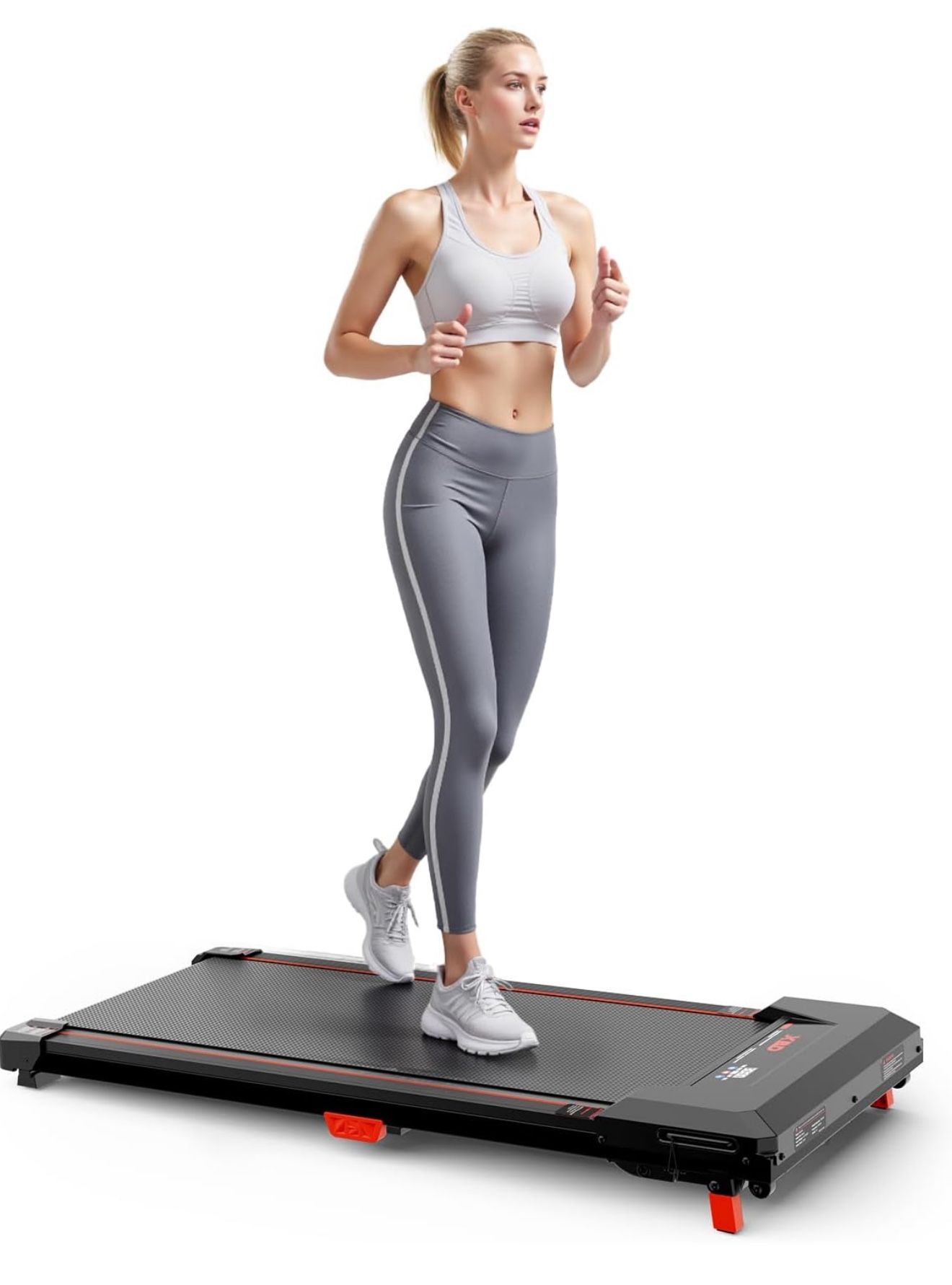 Walking Pad, XBD Under Desk Treadmill for Home and Office, 2.5 HP Portable Treadmill,Walking Jogging Running