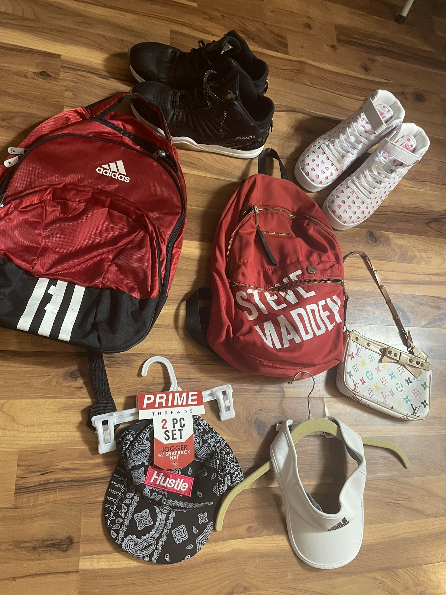 Backpacks, sneakers And Hat Set