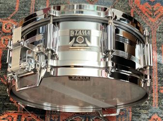 TAMA 50th Anniversary Mastercraft Steel Snare 14x5 – Brand New / Mint Condition