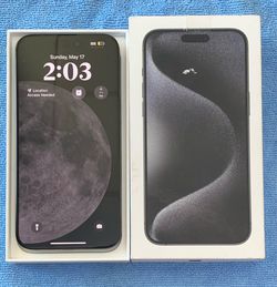 IPHONE 15 PRO MAX -256Gb- AT&T/CRICKET