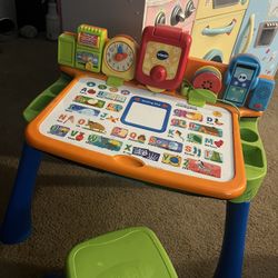 VTech Learning Desk With Stool 