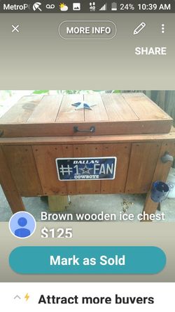 Extra large ice chest taking orders