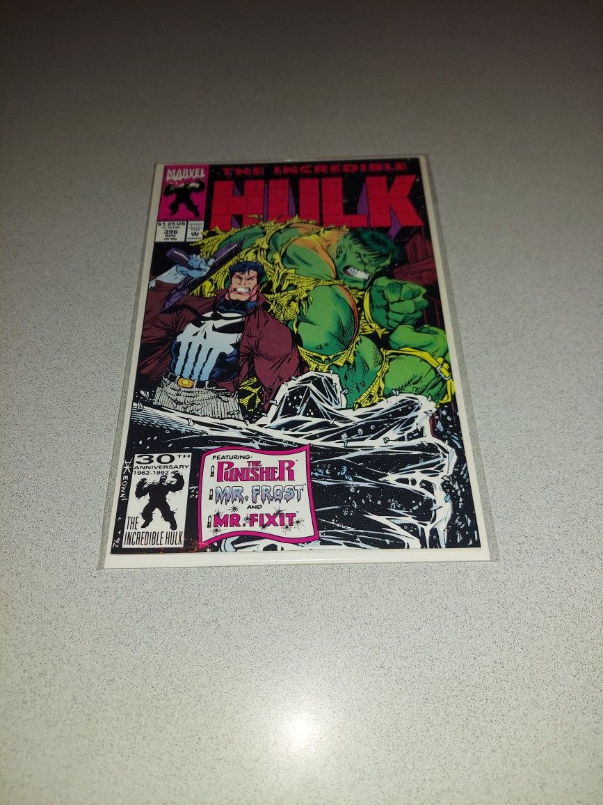1992 THE INCREDIBLE HULK #396 COMIC BAGGED AND BOARDED