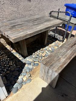 Free table and bench