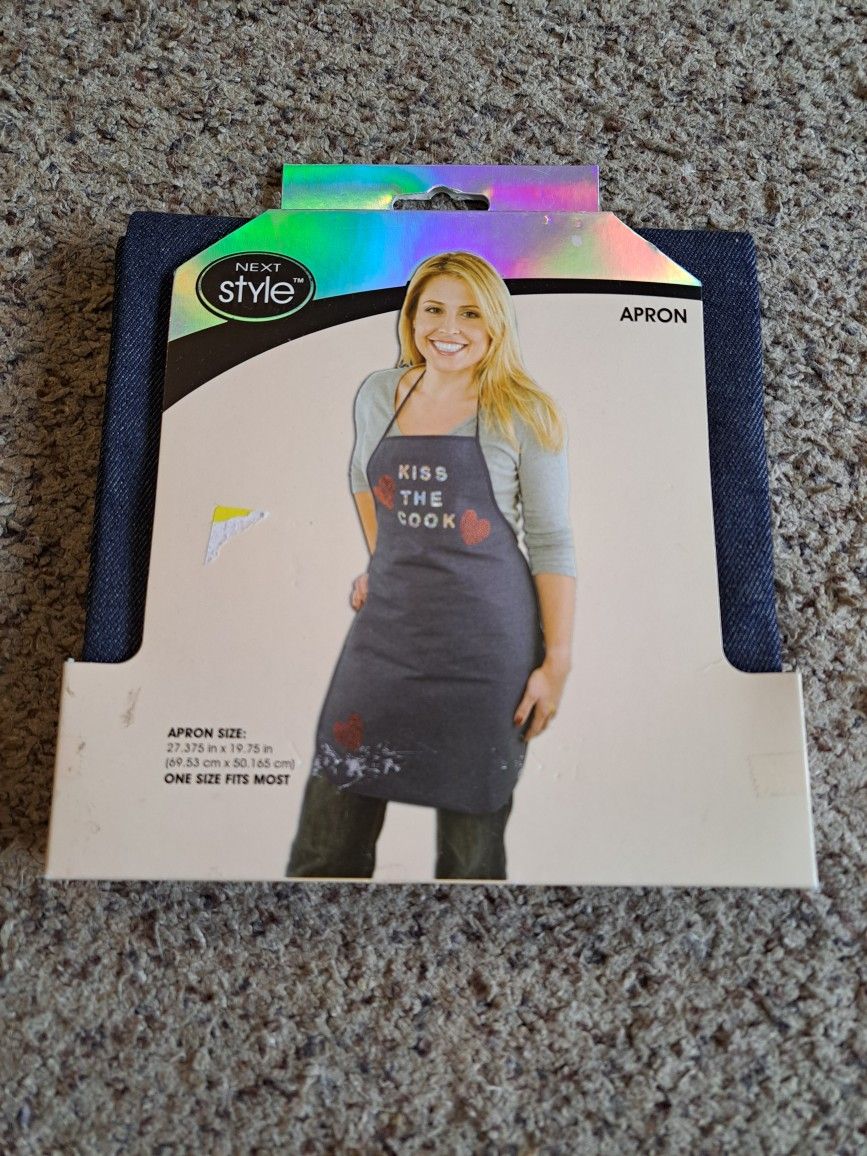 Plain Denim Apron