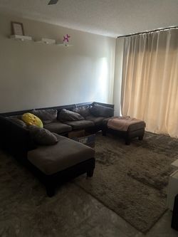 Sectional and dresser