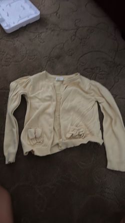 Cream Cropped Cardigan with Bow Details