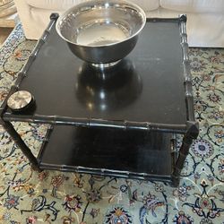 Baker Vintage Coffee Table Bamboo Edging