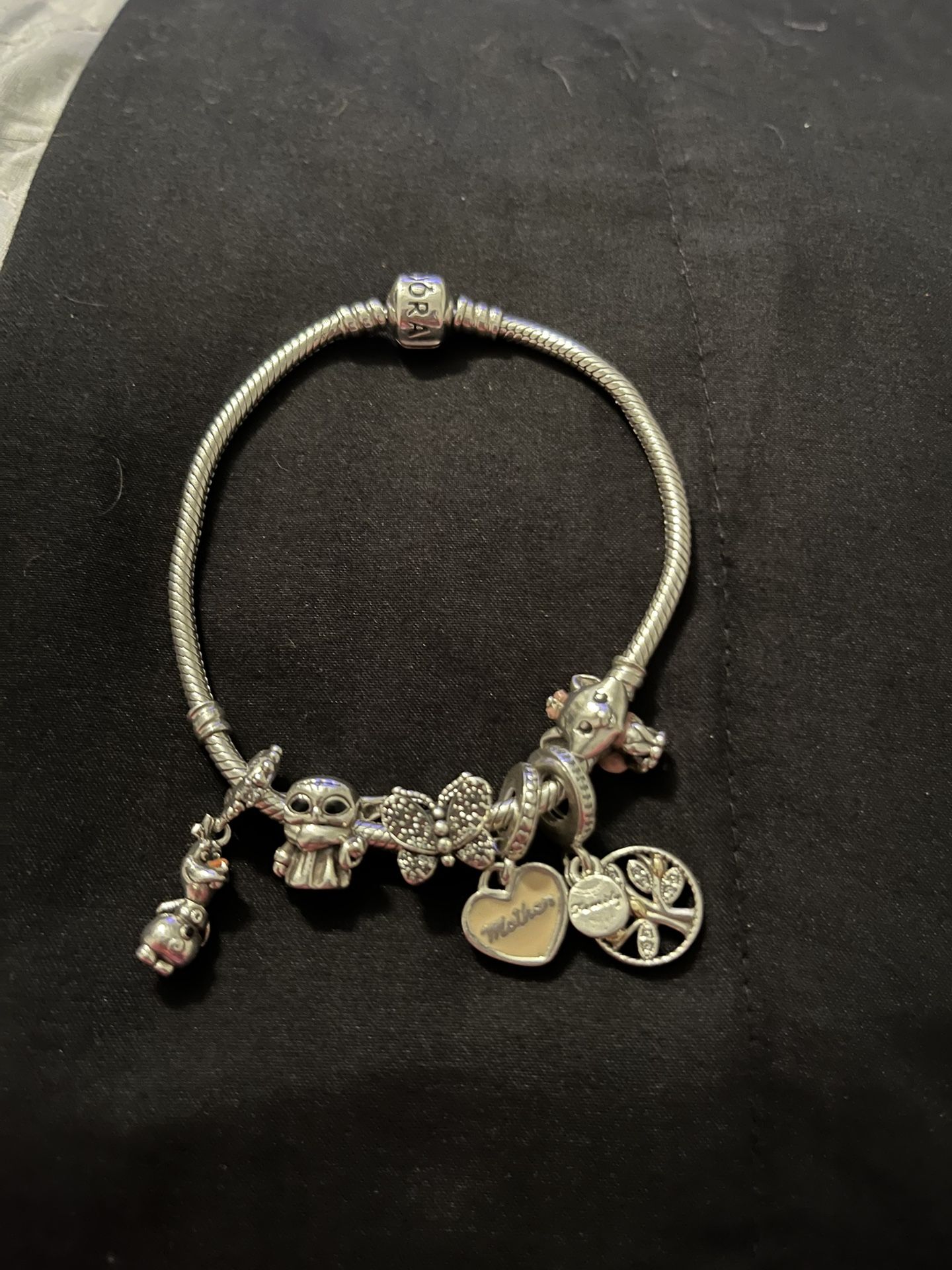 Pandora Charm Bracelet With Charms