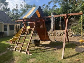 Turbo playground Swing Set Up To 12-years Old