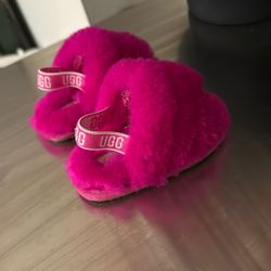 Infant UGG Fuzzy Sandals Slippers