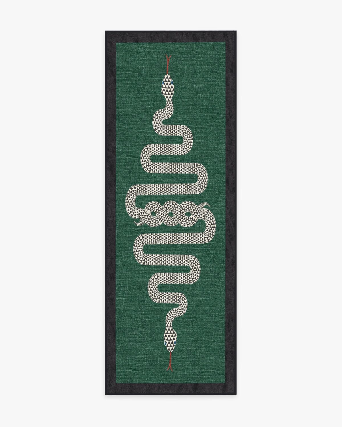 RUGGABLE Jonathan Adler Venom Runner In Emerald 2.5x7