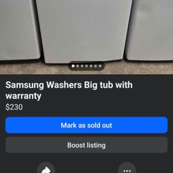 Samsung Washers With Warranty 