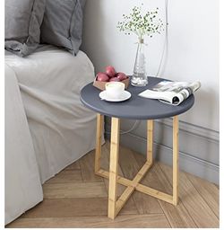 Side Table Modern Nightstand Round Coffee Table