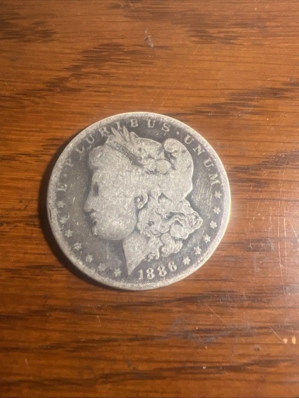 Morgan Silver Dollar 1886-O $1