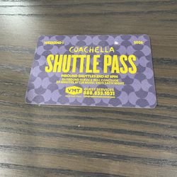Coachella Weekend 1 Shuttle Pass