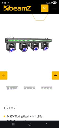 Led moving head bar
