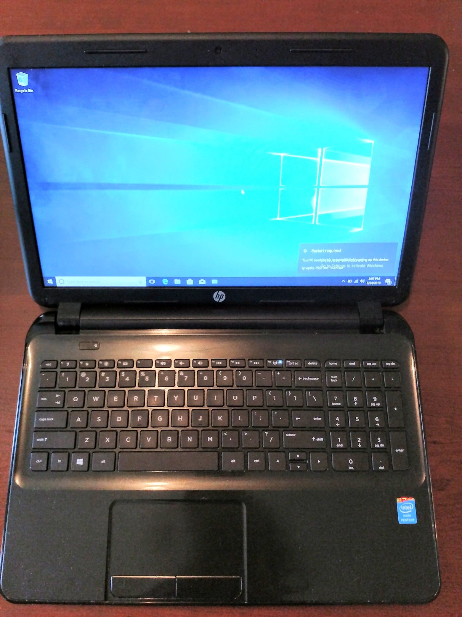 HP 16" Laptop Intel Duo Core 4 GB RAM 500 GB HD DVD-RW Webcam HDMI Wi-Fi Windows 10