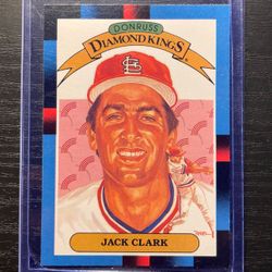 1987 Donruss Diamond Kings Jack Clark Baseball Card #15