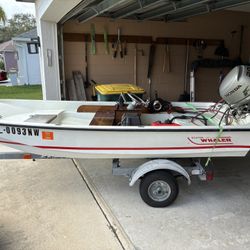 1982 Boston Whaler 11’ 4” w/ 2006 Honda 20hp