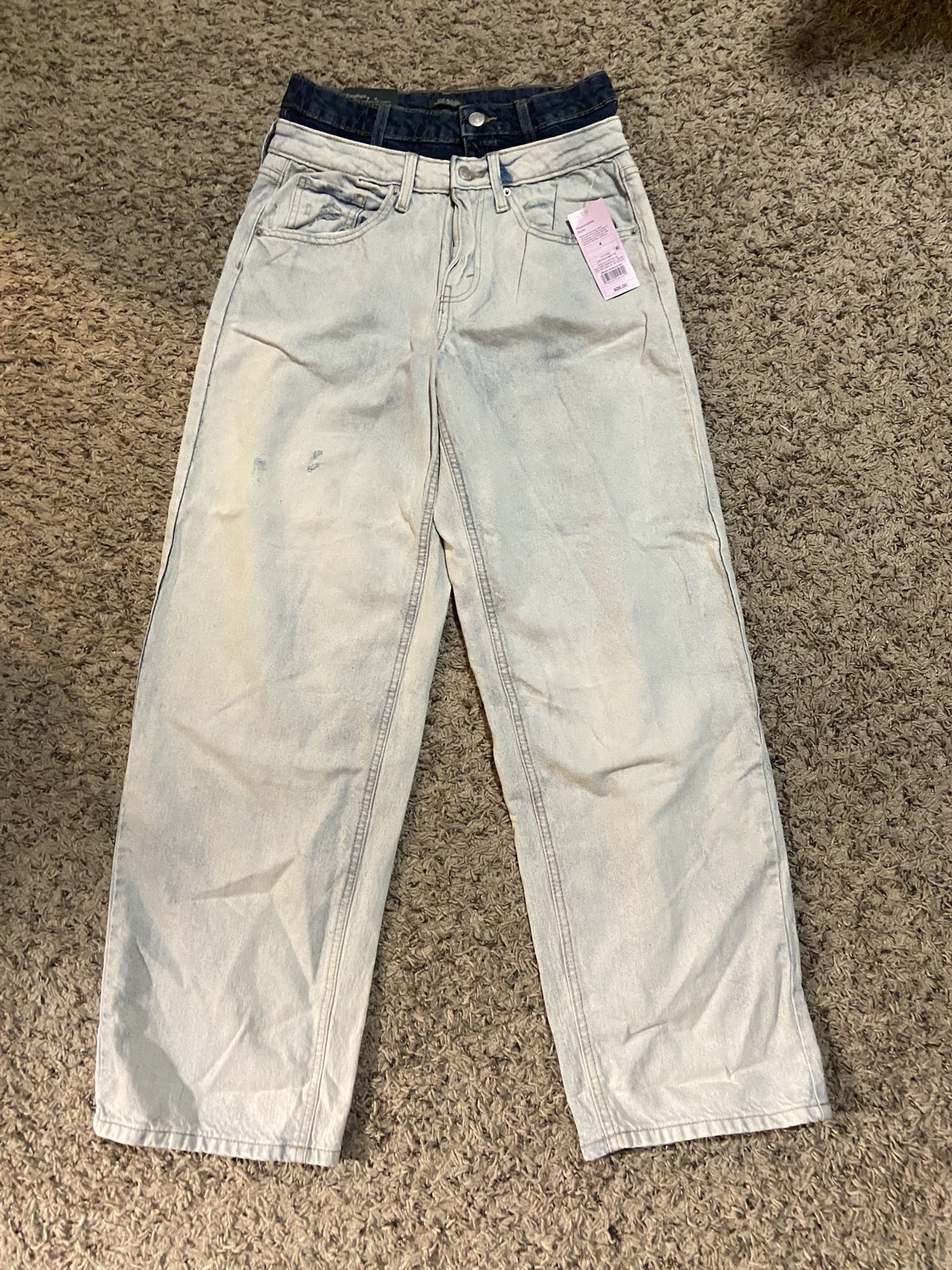 Women’s Light Wash Double Jeans