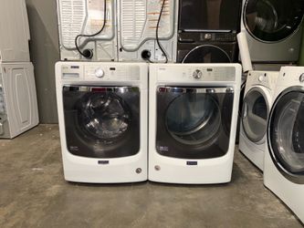 MAYTAG XL CAPACITY WASHER DRYER ELECTRIC SET FREE DELIVERY