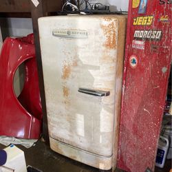 General Electric Refrigerator Antique