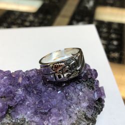 .925/ 10K BHG Dad Ring