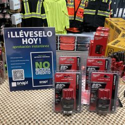 Milwaukee M12 12V Lithium-Ion CP High Output 2.5 Ah Battery $69EACH