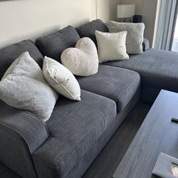Grey L Shape Couch