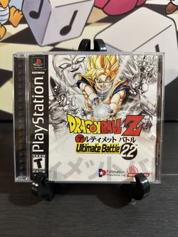 Dragon Ball Z Ultimate Battle 22 PS1 Sony PlayStation 1 Black Label Complete