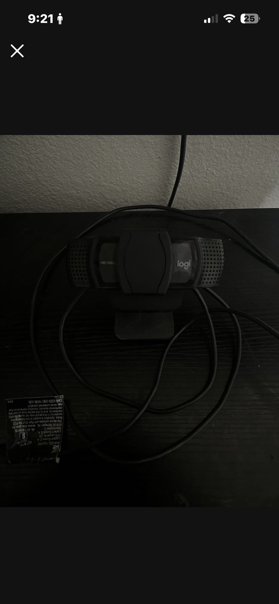 Logitech HD 1080p Webcam with Built-in Mic for Sale in North Las Vegas ...