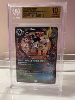 Disney Lorcana Mickey and Minnie Mouse  adventuring duo enchanted BGS10