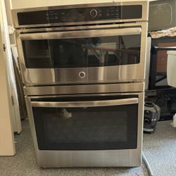GE 30in Microwave Wall Over Combo