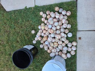 120+ leather baseballs