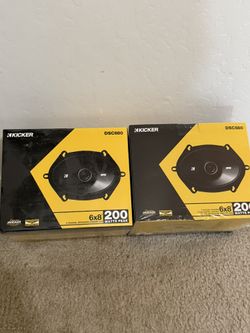 Kicker 6x8 Speakers 