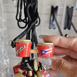 Mini  Bongos Para Colgar