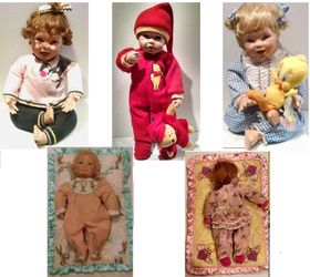 ASHTON DRAKE Porcelain Dolls: 4 Looney Tunes, 1 Disney
