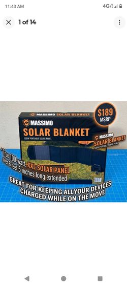 Solar blanket new open box