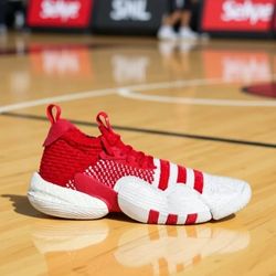 Adidas Trae Young 2 Team Power Red White Men's Size 13 H03845