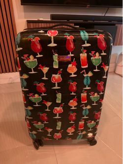 Martinis and black luggage