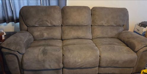 Electric couch recliner an end tables