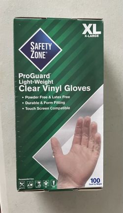 Clear Vinyl Disposable Gloves