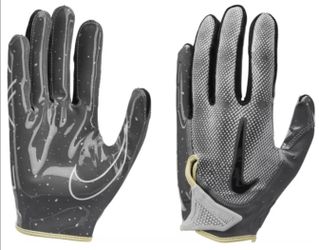 Brand New Nike Vapor Jet 7.0 Grey Football Gloves Men Size Large, XL