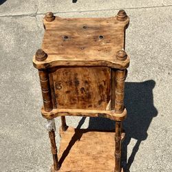 ANTIQUE SMOKING TABLE 
